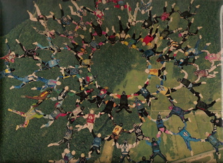 Darlene Kellner in 85 way all women freefall formation